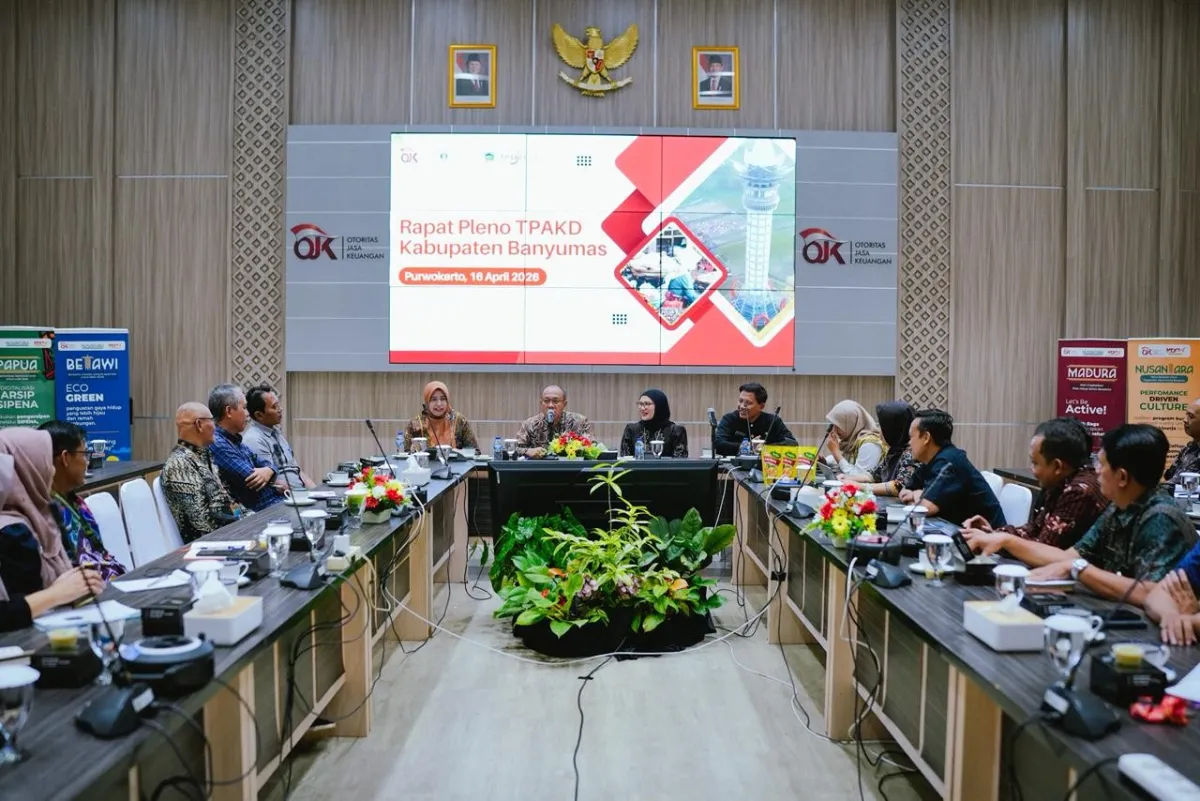 Rapat Pleno TPAKD Banyumas Bahas Penguatan Akses Keuangan dan Digitalisasi Pasar