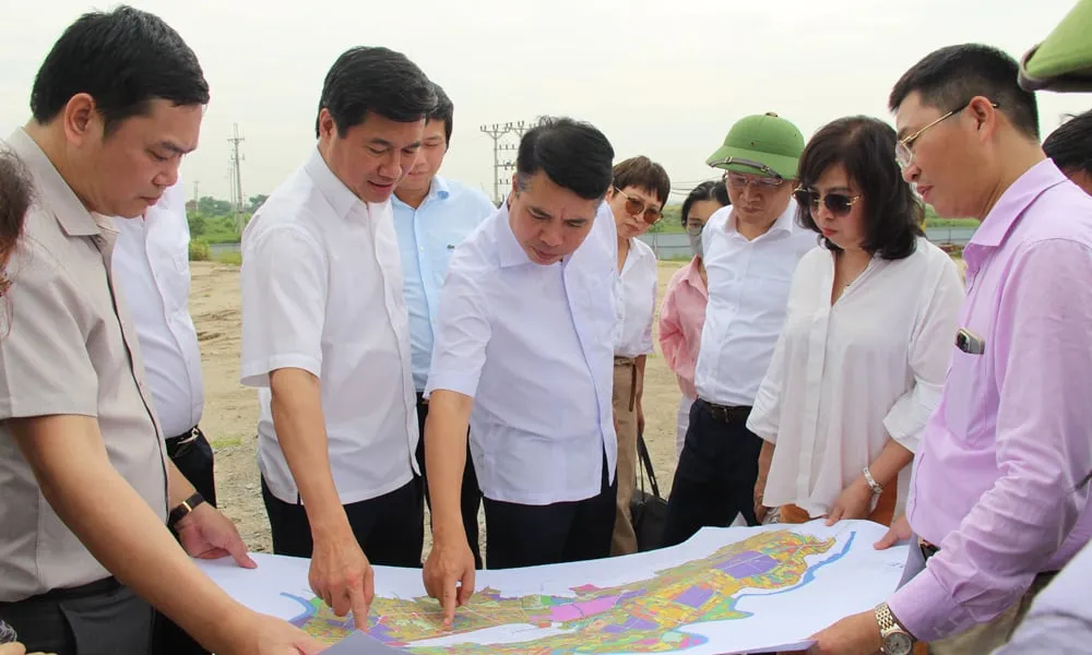 Kementerian Konstruksi Survei Lapangan untuk Penilaian Rencana Induk Kota Bac Ninh hingga 2050