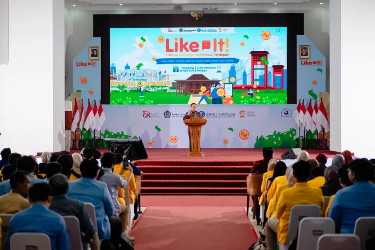LIKE IT 2026 Series #1 Dibuka di Palembang, BI Tekankan Pentingnya Literasi hingga Investasi bagi Generasi Muda