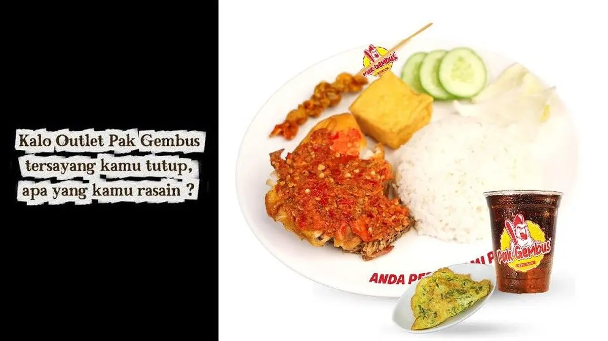 Ayam Gepuk Pak Gembus Unggah Pesan Perpisahan Jelang 12 Oktober 2026, Nasib Gerai Masih Belum Pasti
