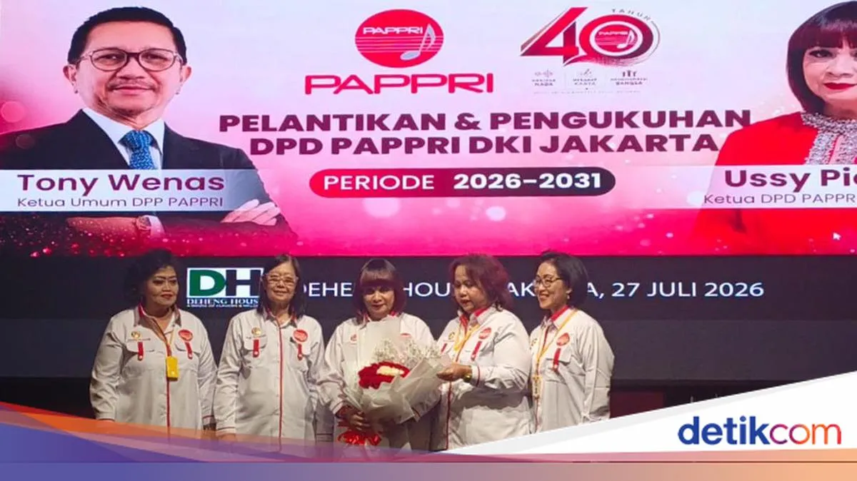 Ussy Pieters Resmi Pimpin PAPPRI DKI Jakarta 2026-2031, Soroti Hak Cipta dan Transparansi Royalti