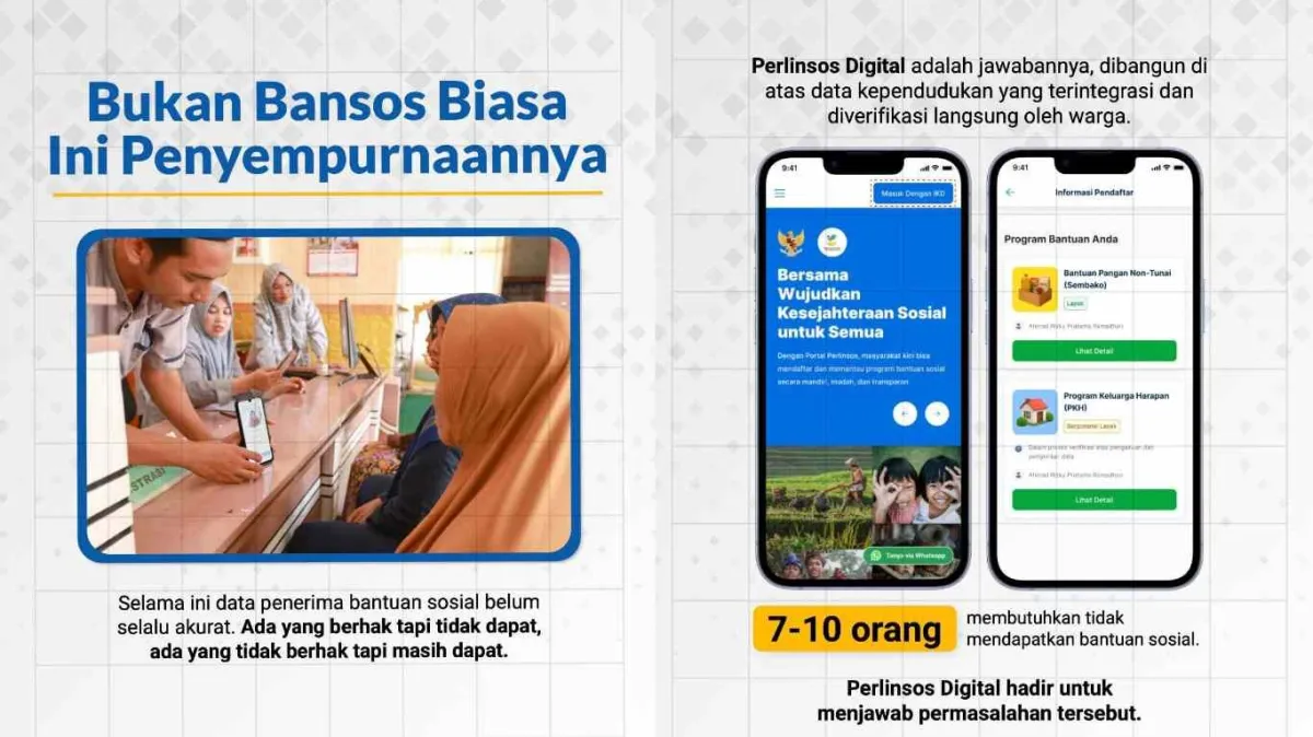 Tabanan Uji Coba Aplikasi Perlinsos Digital untuk Penyaluran Bansos yang Lebih Tepat Sasaran