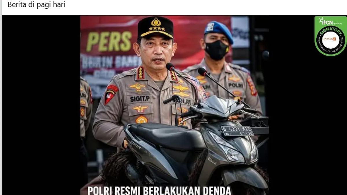 Polri Klarifikasi Isu Denda Rp250 Ribu untuk Ban Motor Gundul: Bukan Aturan Baru