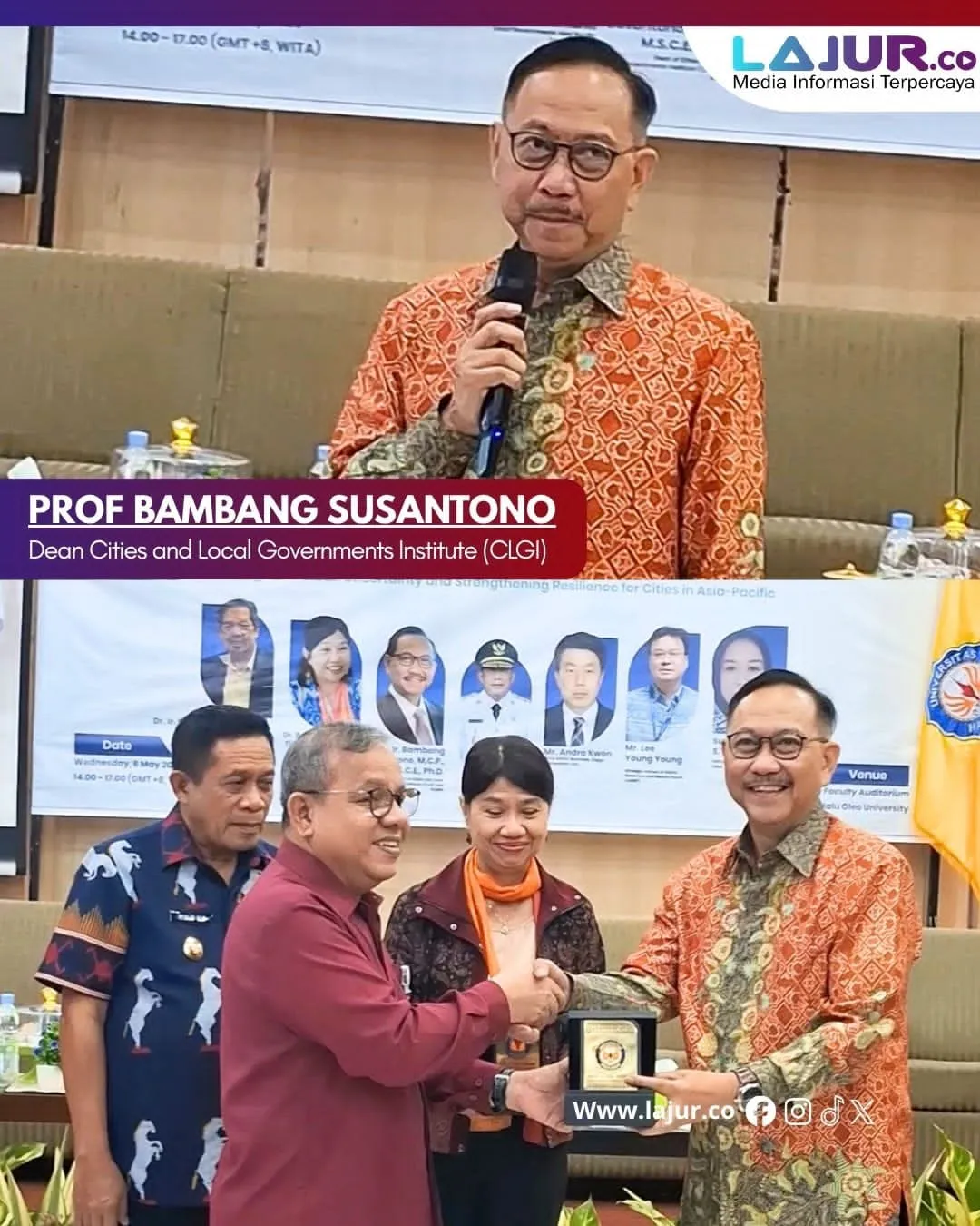 UCLG ASPAC 2026 di Kendari, Prof Bambang: Ingin Go Global Harus Masuk Lingkaran Internasional