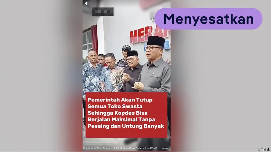 Klaim Pemerintah Akan Tutup Toko Swasta demi Kopdes Dinilai Menyesatkan, Ini Fakta yang Ditemukan