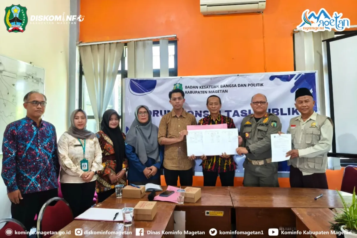 Bakesbangpol Magetan Gelar Forum Konsultasi Publik, Layanan Ditambah Jadi Enam pada 2026