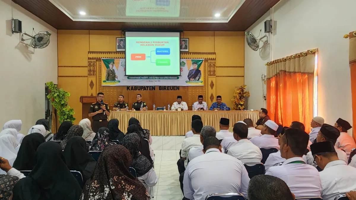Kemenag Bireuen Perkuat Transparansi Dana BOS Madrasah, Gandeng Polres dan Kejari hingga Bentuk Tim Audit