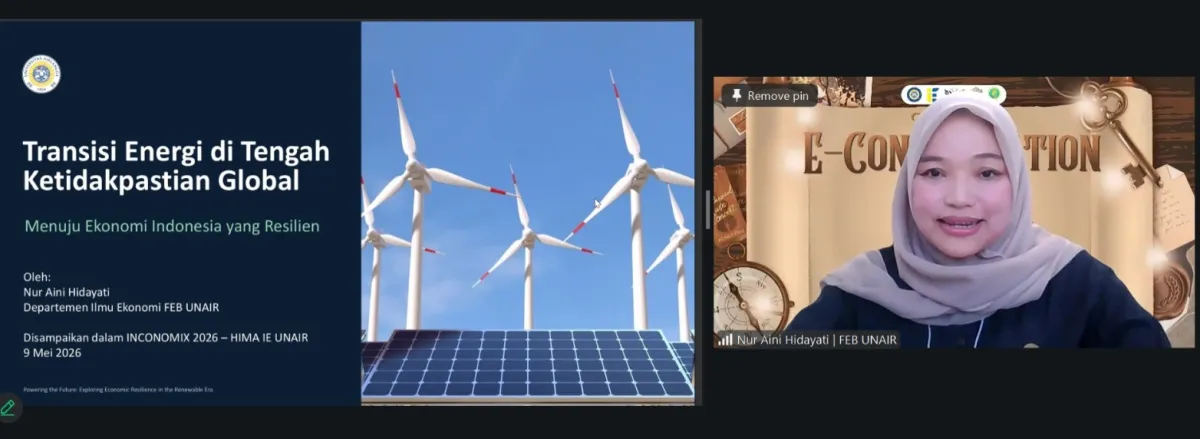 Dosen FEB UNAIR: Transisi Energi Penentu Ketahanan Ekonomi, Ada Risiko Geopolitik dan Peluang Green Jobs