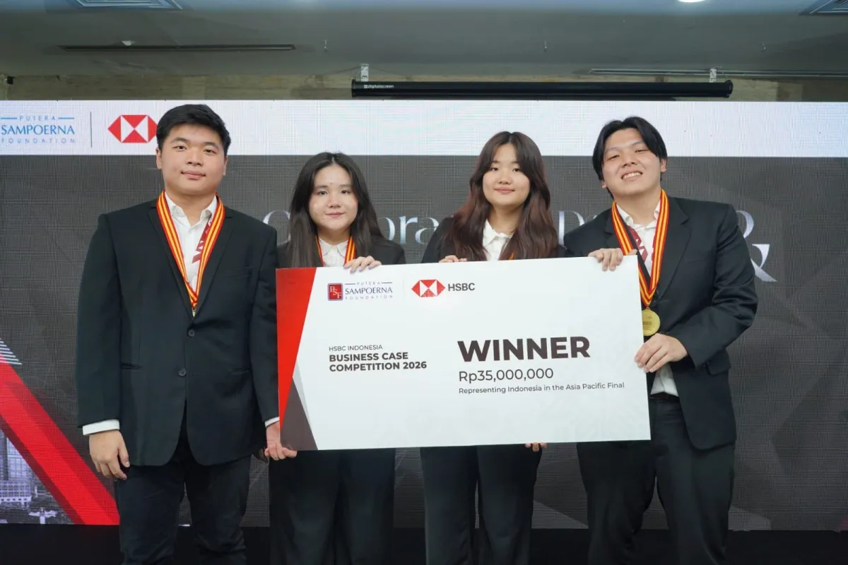 Sampoerna University Juara HSBC Indonesia Business Case Competition 2026, Wakili Indonesia ke Final Asia Pasifik di Hong Kong