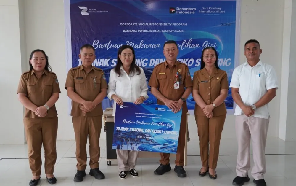InJourney Airports Jalankan Program Kesehatan dan Pemulihan Gizi bagi Warga Sekitar Bandara Sam Ratulangi