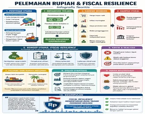 Rupiah Melemah hingga Kisaran Rp17.000 per Dolar AS, Ketahanan Fiskal dan Belanja Pemerintah Jadi Sorotan