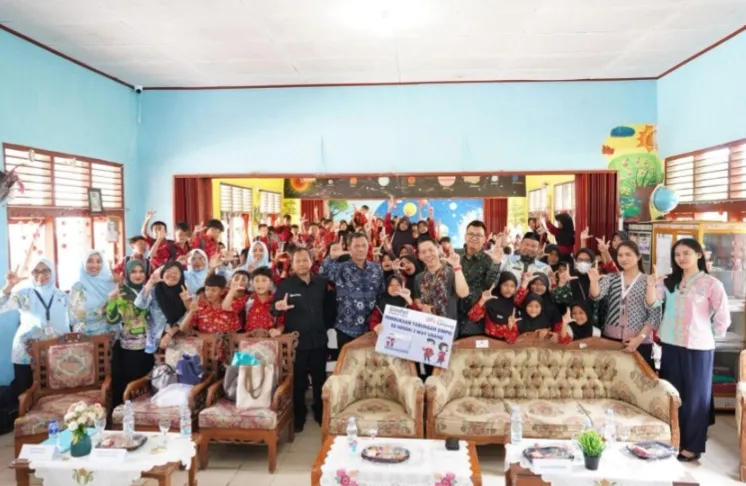 OJK Lampung Luncurkan Program Satu Rekening Satu Pelajar di Lampung Selatan