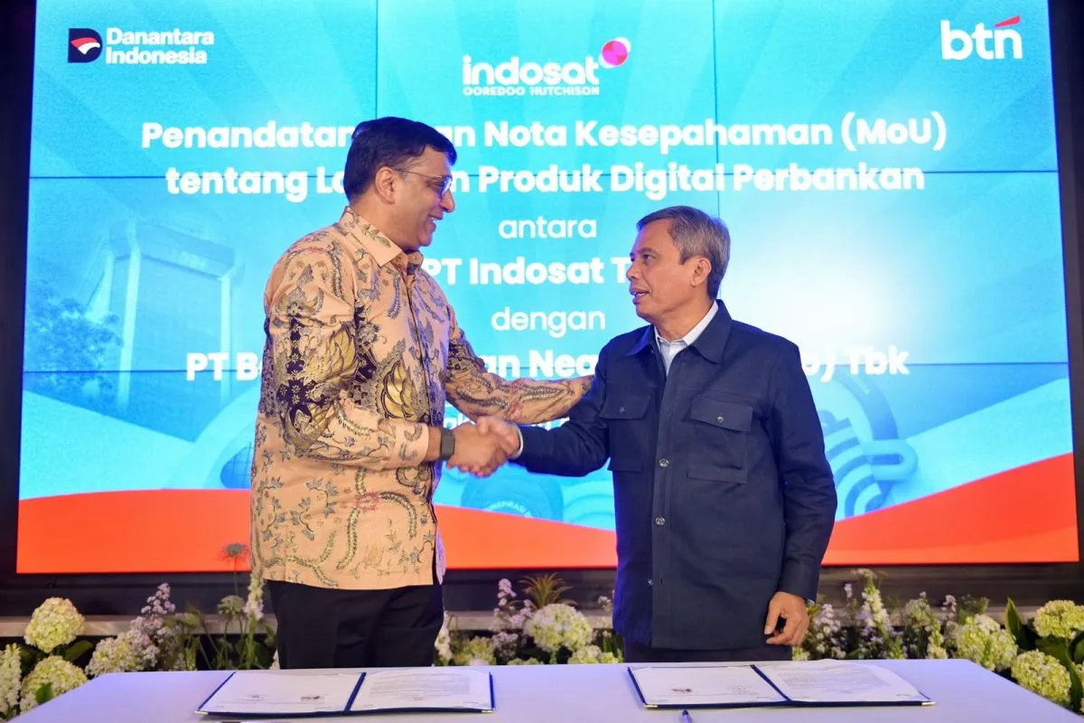 BTN dan Indosat Teken Nota Kesepahaman untuk Kolaborasi Layanan Keuangan Digital
