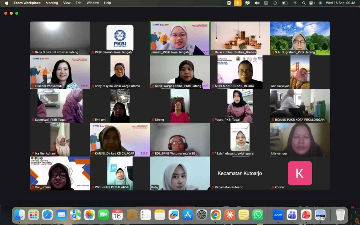 PKBI Jawa Tengah Gelar Webinar Gizi untuk Dukung Kesehatan Lansia