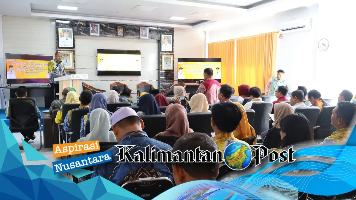 Dinsos Tapin Benahi Layanan Sosial, Transparansi Penyaluran Bansos Disorot