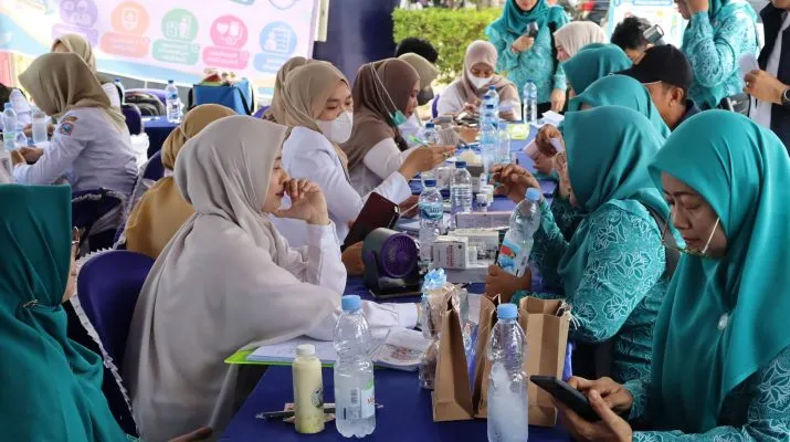 RSUD Ansari Saleh dan TP PKK Kalsel Gelar Cek Kesehatan Gratis dan Layanan Gizi di Kotabaru