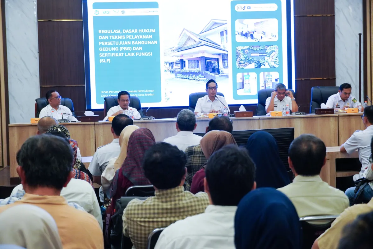 Wali Kota Medan Evaluasi Layanan PBG, Minta Celah Pungli Ditutup dan Proses Dipermudah