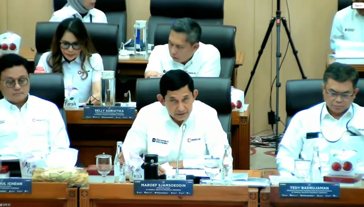 DPR Apresiasi Kinerja MIND ID di Tengah Volatilitas Komoditas, Hilirisasi Dinilai Kunci Pertumbuhan