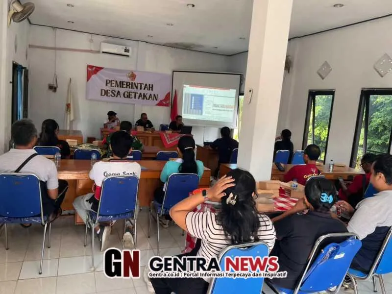 Babinsa Getakan Hadiri Rapat Pertanggungjawaban BUMDes Tahun 2025