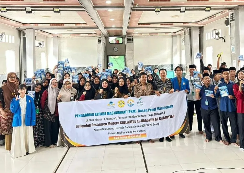 Santri di Serang Ikuti Edukasi Literasi Keuangan dari Dosen dan Mahasiswa Unpam