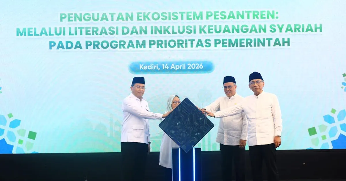 OJK, PBNU, dan Badan Gizi Nasional Perkuat Ekosistem Pesantren di Lirboyo Lewat Literasi Keuangan Syariah