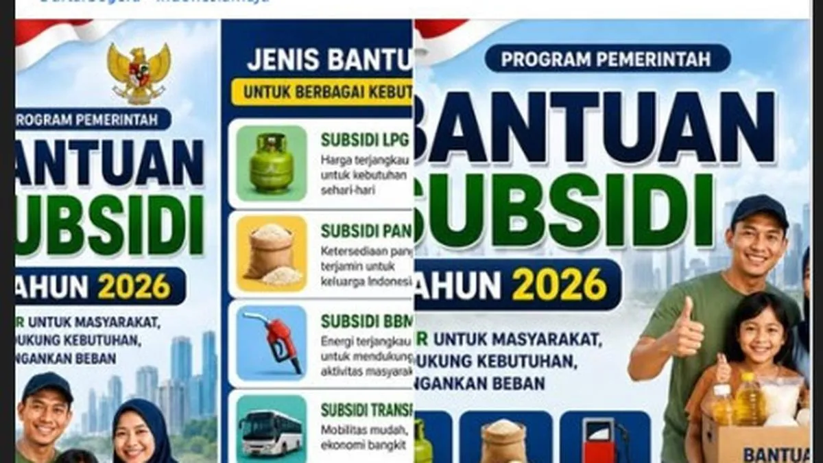 Cek Fakta: Tautan Pendaftaran Bantuan Subsidi 2026 di Facebook Tergolong Hoaks, Waspadai Permintaan Data Pribadi