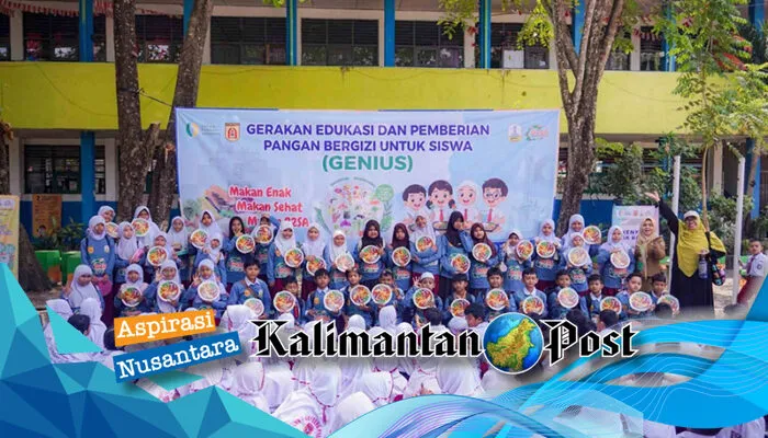 Pemkot Banjarbaru Jalankan Program GENIUS di SDN 1 Guntung Paikat untuk Edukasi Gizi Seimbang