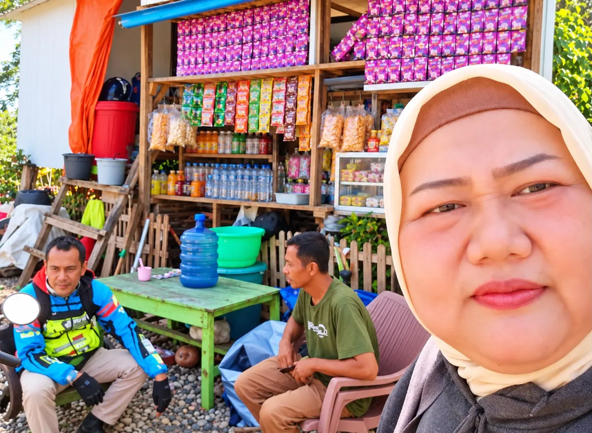 Tambahan Modal Rp100 Juta dari BRI, Warung Kuliner Noba di Padang Bakung Kian Ramai