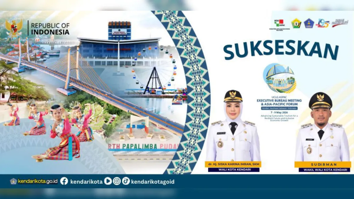 Forum UCLG Aspac di Kendari pada Mei 2026 Diproyeksikan Hadirkan Ratusan Delegasi