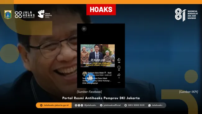 Video Klaim Menteri Keuangan Bagikan Hibah Rp250 Juta per KK Lewat WhatsApp Dipastikan Hoaks
