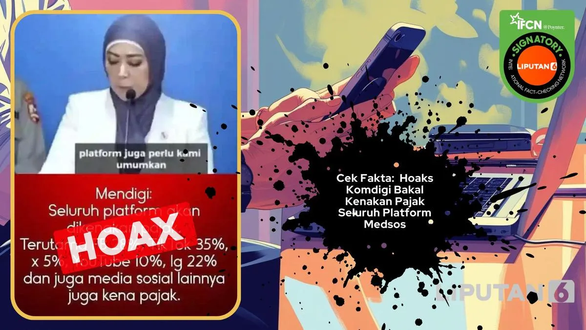 Cek Fakta: Tidak Ada Informasi Valid Komdigi Akan Kenakan Pajak untuk Seluruh Platform Media Sosial