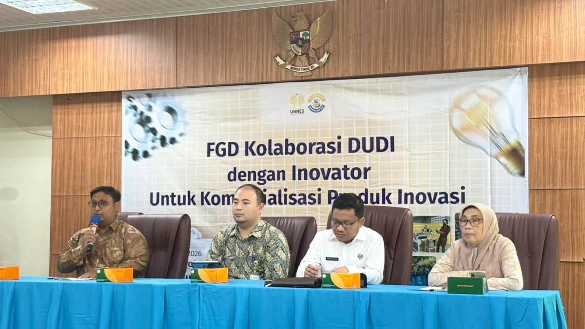 UNNES Perkuat Hilirisasi Riset lewat FGD Kolaborasi dengan Dunia Usaha dan Industri