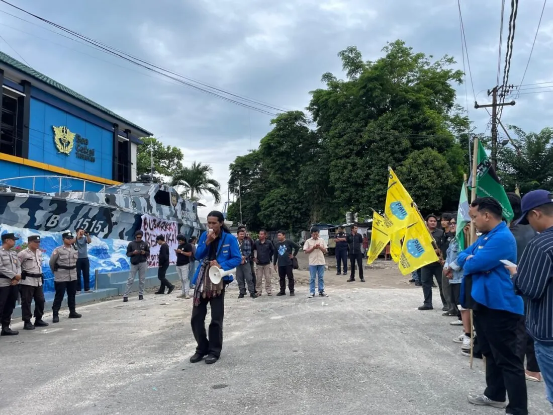 Aliansi Mahasiswa Gelar Aksi di Bea Cukai Tarakan, Minta Transparansi Penindakan dan Pemeriksaan Oknum