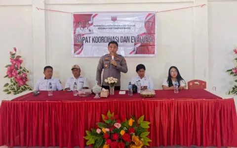 Kapolsek Tompasobaru Ajak Warga Perkuat Kolaborasi Jaga Kamtibmas dan Waspadai Dampak El Nino