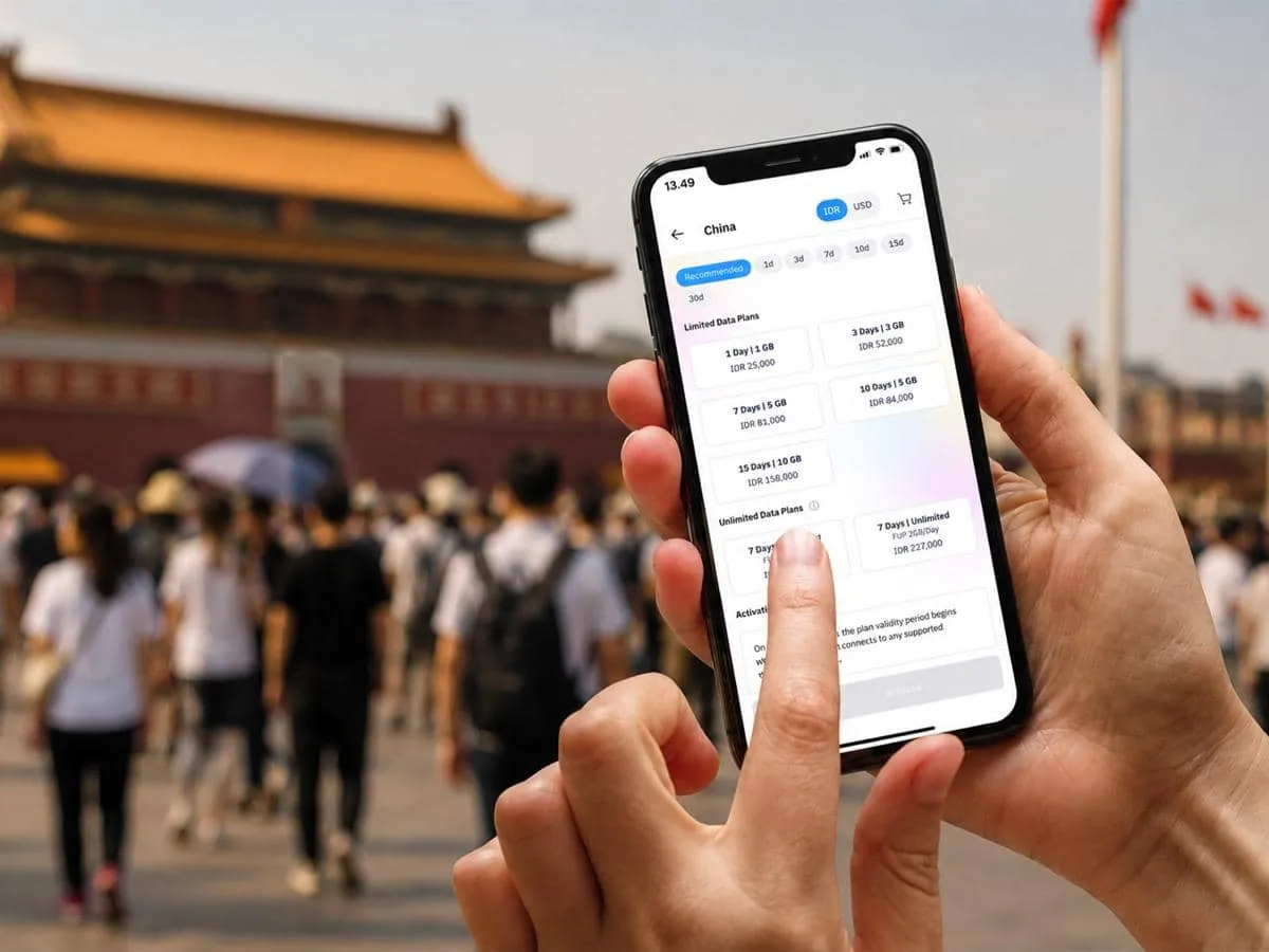 Akses Internet di China Terbatas oleh Great Firewall, Sejumlah Pelancong Beralih ke Opsi Roaming eSIM
