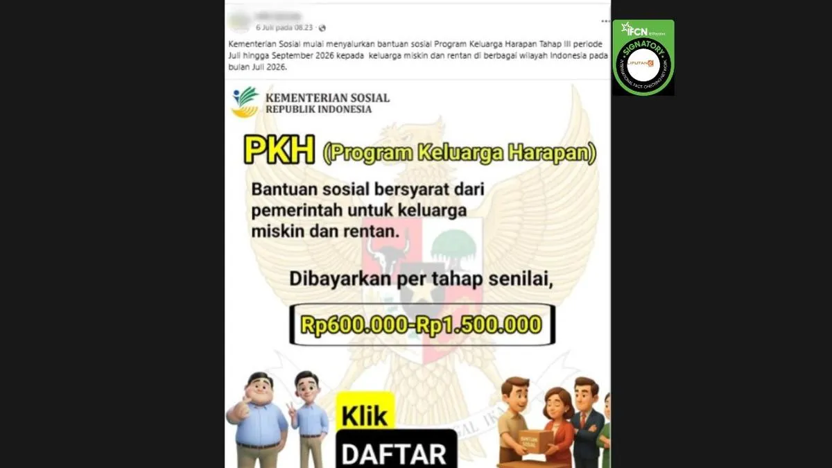Hoaks Pendaftaran Bansos Masih Marak di Media Sosial, Ini Daftar Klaim dan Faktanya