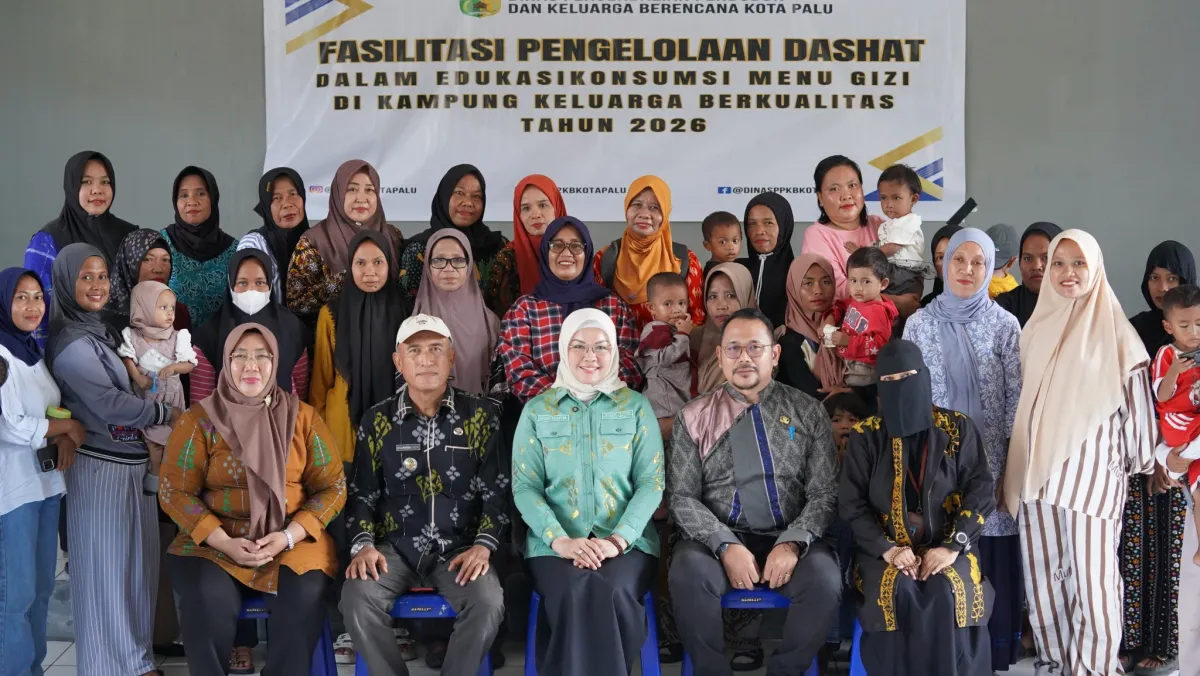 TP-PKK Kota Palu Sosialisasikan Pola Makan Sehat Lewat Program DASHAT di Kelurahan Taipa
