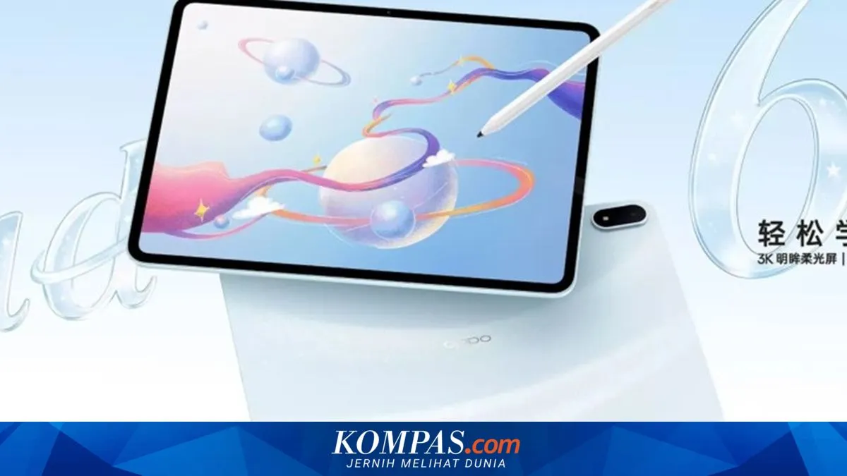 Oppo Pad 6 Meluncur, Tablet Flagship dengan Dimensity 9500s dan Sejumlah Fitur AI
