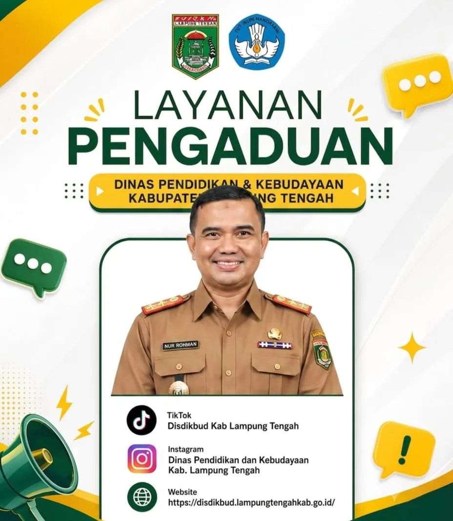 Disdikbud Lampung Tengah Rilis Panduan Mekanisme Pengaduan Masyarakat