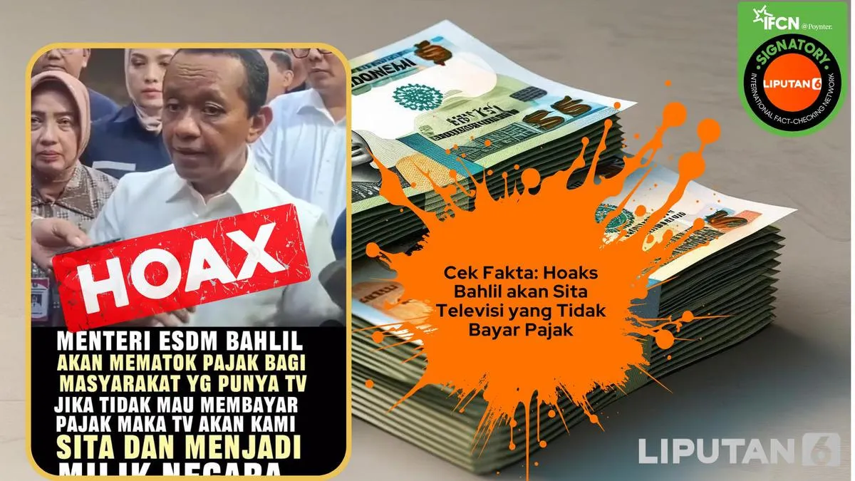 Kementerian ESDM Bantah Klaim Bahlil Akan Menyita Televisi yang Tidak Bayar Pajak