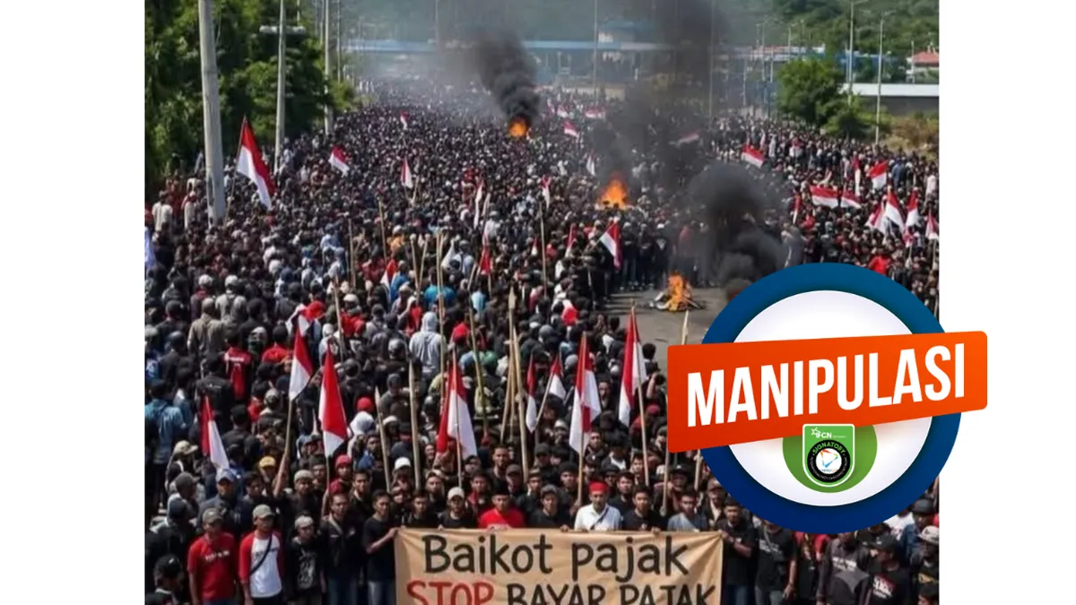 Hoaks di Media Sosial Klaim Ada Demonstrasi Ajak Warga Stop Bayar Pajak
