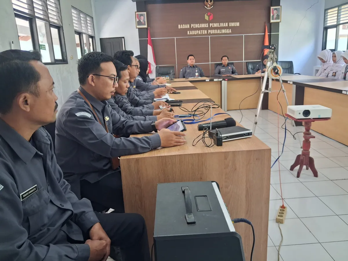 Bawaslu Purbalingga Bahas Persiapan Monev Keterbukaan Informasi Publik 2026
