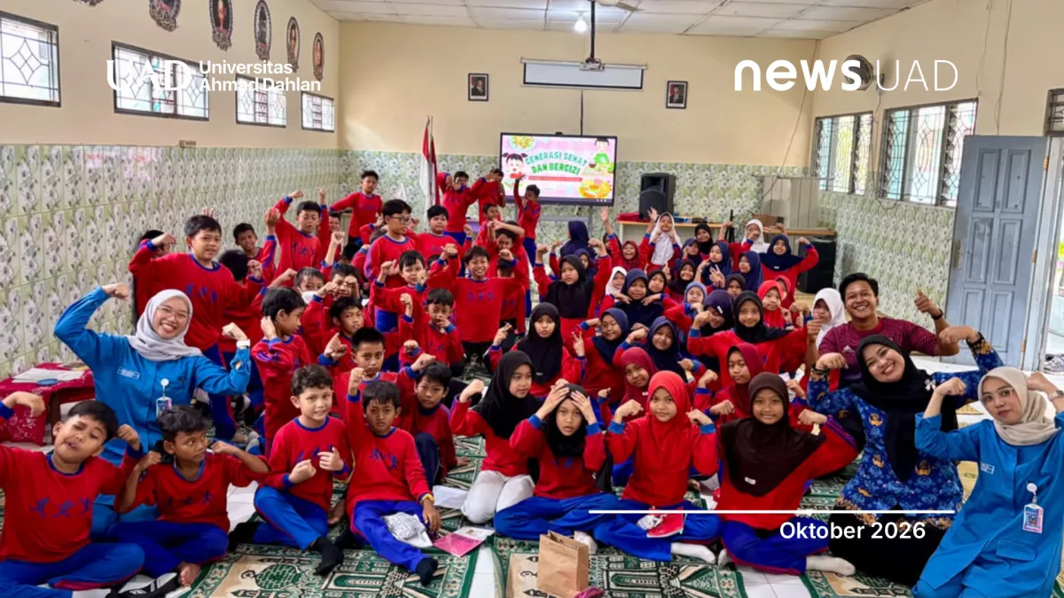 Mahasiswa Gizi UAD dan Puskesmas Kotagede II Beri Edukasi Gizi Seimbang di SDN Rejowinangun 1