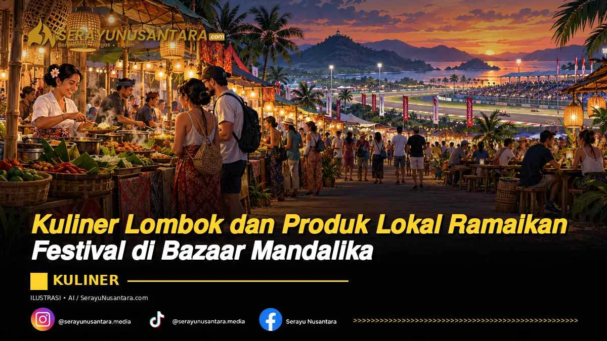 Mandalika Street Food Festival Vol. 2 Hadirkan Kuliner Lombok dan Produk Kreatif Lokal