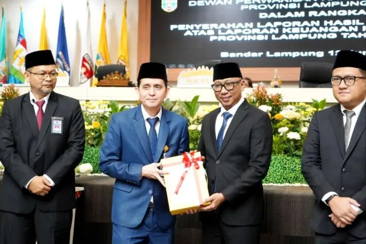 Pemprov Lampung Pertahankan Opini WTP ke-12 atas LKPD 2025