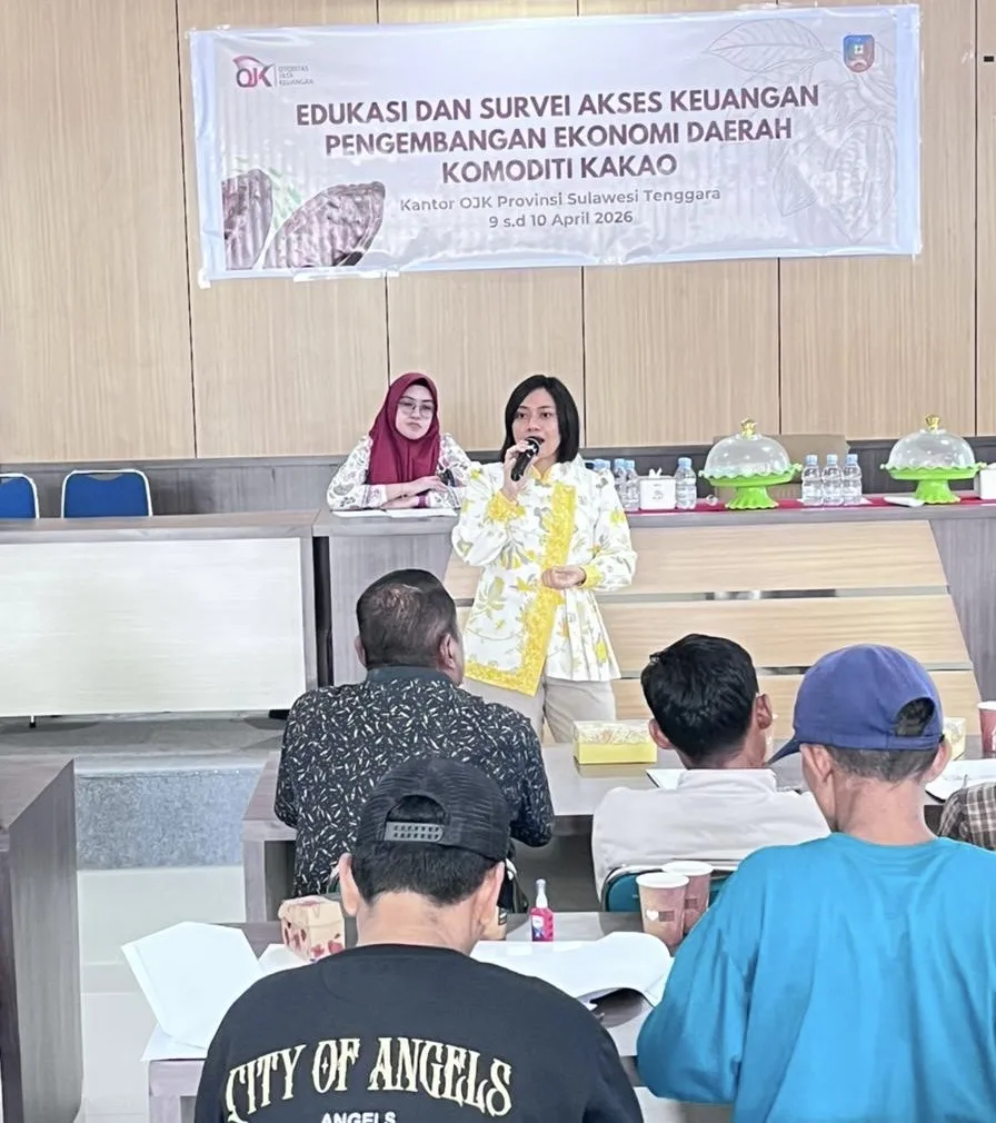 OJK Sultra dan Pemkab Konawe Selatan Gelar Edukasi serta Survei Akses Keuangan untuk Petani Kakao