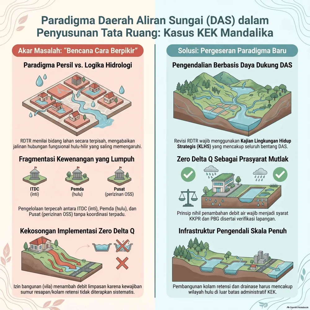 Banjir Mandalika dan Paradigma Tata Ruang: Mengapa Pendekatan DAS Dinilai Mendesak
