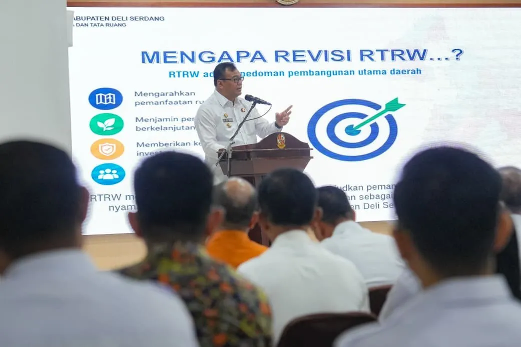 Buka FGD Revisi RTRW Deli Serdang, Bupati Tegaskan Tak Boleh Ada Pungli dan Transaksi