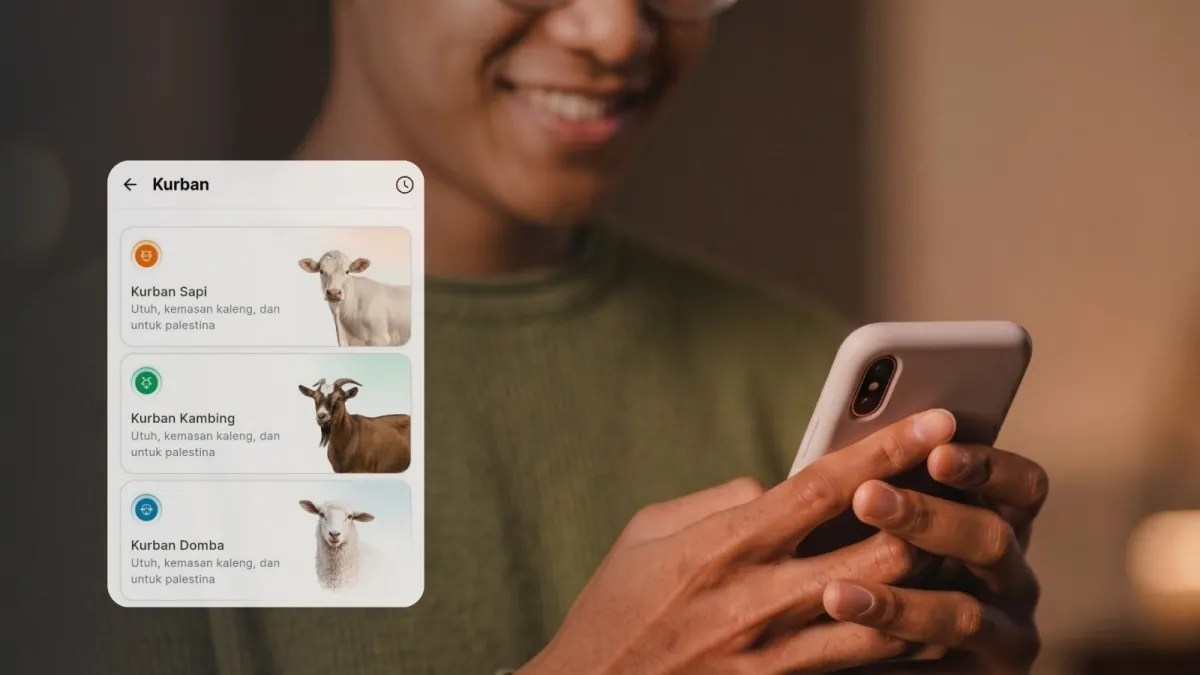 Transaksi Kurban Digital Perdana di Aplikasi MASA Himpun 13 Sapi, 30 Kambing, dan 22 Domba