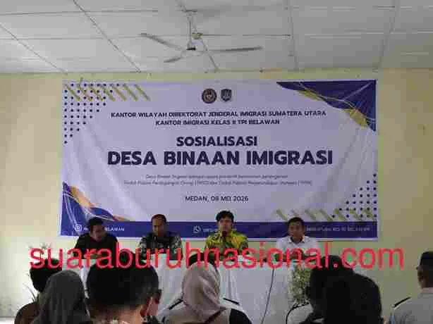 Imigrasi Belawan Resmikan Desa Binaan untuk Cegah TPPO dan Perkuat Literasi Keimigrasian Warga